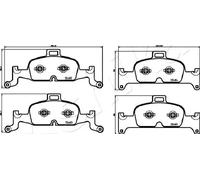 Pastiglie freno Assale anteriore 50-00-0918 ASHIKA per AUDI A4 B9 A4 Allroad B9