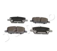 Pastiglie freno Assale anteriore 500403 JAPKO per OPEL MOKKA / MOKKA X