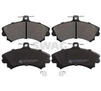 Pastiglie freno Assale anteriore 55 91 6213 SWAG per MITSUBISHI VOLVO SMART