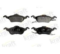 Pastiglie freno Assale anteriore 6002300 KRAFT AUTOMOTIVE per FORD FOCUS I