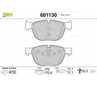 Pastiglie freno Assale anteriore 601130 VALEO per BMW X5 X4 X6