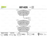 Pastiglie freno Assale anteriore 601426 VALEO per VW SEAT SKODA AUDI