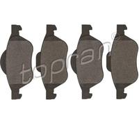 Pastiglie freno Assale anteriore 700 800 TOPRAN per RENAULT LAGUNA II TWINGO II