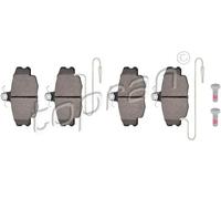 Pastiglie freno Assale anteriore 720 249 TOPRAN per RENAULT DACIA PEUGEOT