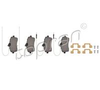 Pastiglie freno Assale anteriore 721 238 TOPRAN per PEUGEOT 407 407 SW