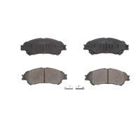 Set di pastiglie freno ABE C18024ABE, anteriore