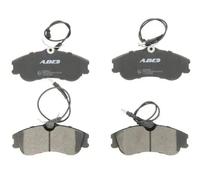 Set di pastiglie freno ABE C1P025ABE, anteriore
