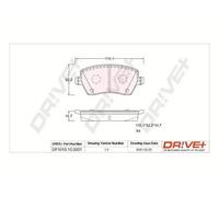 Pastiglie freno Assale anteriore DP1010.10.0001 Drve+ per OPEL SUZUKI NISSAN