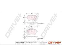 Pastiglie freno Assale anteriore DP1010.10.0410 Drve+ per MINI MINI MINI Coupé
