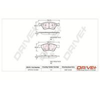 Pastiglie freno Assale anteriore DP1010.10.0921 Drve+ per MERCEDES-BENZ