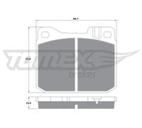 TOMEX brakes TX 10-22 Kit pastiglie freni