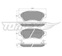 TOMEX brakes TX 10-96 Kit pastiglie freni