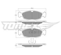 TOMEX brakes TX 11-71 Kit pastiglie freni