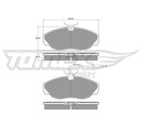 Pastiglie freno Assale anteriore TX 11-72 TOMEX Brakes per PEUGEOT FIAT CITROËN