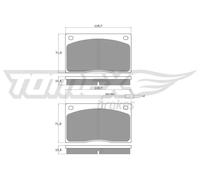 Pastiglie freno Assale anteriore TX 11-74 TOMEX Brakes per JAGUAR DAIMLER