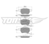 Pastiglie freno Assale anteriore TX 12-13 TOMEX Brakes per SEAT FORD VW