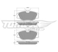 TOMEX brakes TX 12-44 Kit pastiglie freni