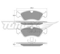 TOMEX brakes TX 12-98 Kit pastiglie freni