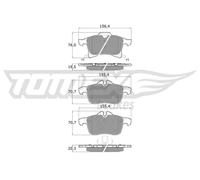 Pastiglie freno Assale anteriore TX 13-00 TOMEX Brakes per OPEL CHEVROLET