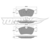 Pastiglie freno Assale anteriore TX 13-16 TOMEX Brakes per BMW ALPINA WIESMANN
