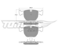 TOMEX brakes TX 13-23 Kit pastiglie freni
