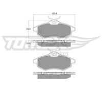 TOMEX brakes TX 13-28 Kit pastiglie freni