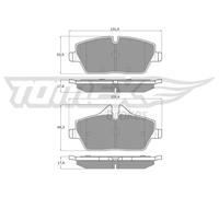 Pastiglie freno Assale anteriore TX 14-33 TOMEX Brakes per MINI BMW
