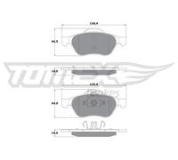 TOMEX brakes TX 14-71 Kit pastiglie freni