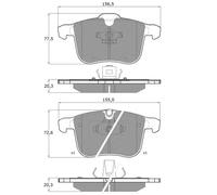 TOMEX brakes TX 16-19 Kit pastiglie freni