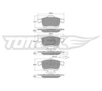 TOMEX brakes TX 16-63 Kit pastiglie freni