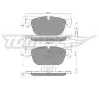 TOMEX brakes TX 16-78 Kit pastiglie freni