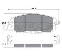 TOMEX brakes TX 17-56 Kit pastiglie freni