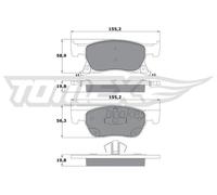 Pastiglie freno Assale anteriore TX 17-86 TOMEX Brakes per OPEL ASTRA K