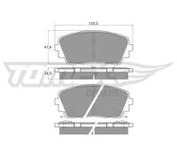 Pastiglie freno Assale anteriore TX 18-30 TOMEX Brakes per KIA PICANTO II