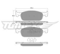 TOMEX brakes TX 18-32 Kit pastiglie freni