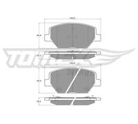 Pastiglie freno Assale anteriore TX 19-10 TOMEX Brakes per OPEL