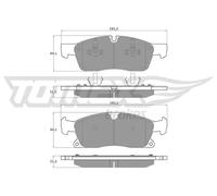 Pastiglie freno Assale anteriore TX 19-28 TOMEX Brakes per MERCEDES-BENZ GLS GLE