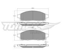 Pastiglie freno Assale anteriore TX 19-31 TOMEX Brakes per MITSUBISHI FIAT