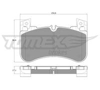 Pastiglie freno Assale anteriore TX 19-53 TOMEX Brakes per LAND ROVER