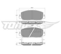 Pastiglie freno Assale anteriore TX 19-65 TOMEX Brakes per HONDA CR-V V