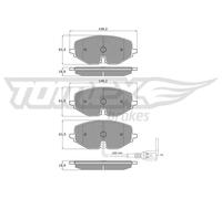 Pastiglie freno Assale anteriore TX 60-09 TOMEX Brakes per SKODA SEAT VW AUDI