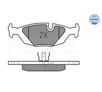 MEYLE 025 206 7516 Pastiglie freno Posteriore per