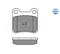 Pastiglie freno Assale posteriore 025 206 8713 MEYLE per MERCEDES-BENZ 190
