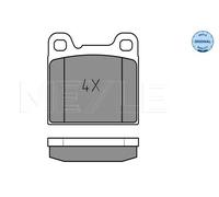MEYLE 025 207 5514 Pastiglie freno Posteriore per