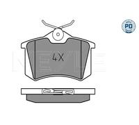 MEYLE 025 209 6115/PD Pastiglie freno Posteriore per