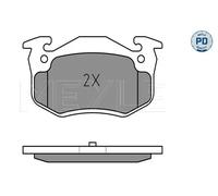Pastiglie freno Assale posteriore 025 209 7311/PD MEYLE per RENAULT CITROËN