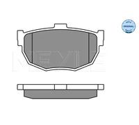 Pastiglie freno Assale posteriore 025 215 5314/W MEYLE per NISSAN HYUNDAI KIA