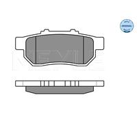 Pastiglie freno Assale posteriore 025 217 3813/W MEYLE per HONDA CRX III JAZZ II