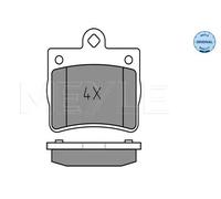 Pastiglie freno Assale posteriore 025 219 0015 MEYLE per MERCEDES-BENZ CLASSE C