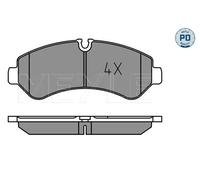 Pastiglie freno Assale posteriore 025 227 9120/PD MEYLE per MERCEDES-BENZ